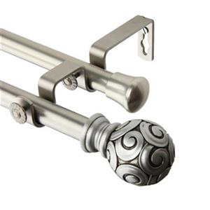 Rod Desyne Bonbon Double Curtain Rod,4717-995