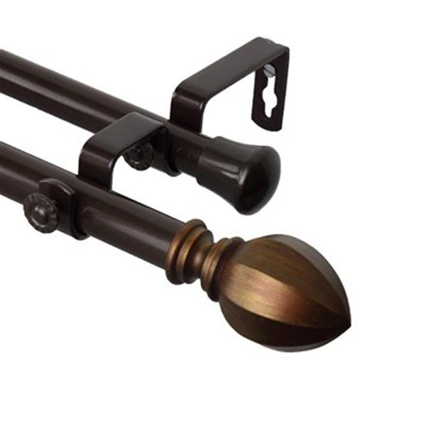 Rod Desyne Double Curtain Rod,4718997 RONA