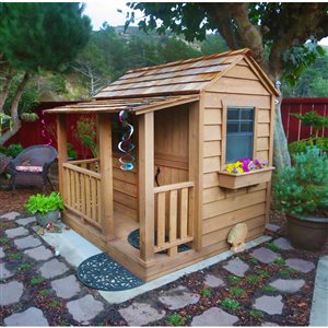 Maisonnette pour enfant Little Cedar en bois de Outdoor Living Today 6 pi x 6 pi