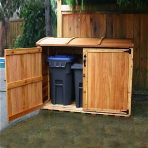 Outdoor Living Today 6-ft x 3-ft Cedar Oscar Waste Managemen