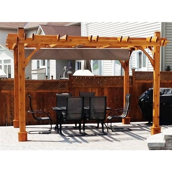 Outdoor Living Today BZ1012WRC 10-ft x 12-ft Cedar Breeze Pe