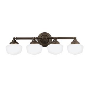 Sea Gull Lighting Academy 4-Light Bathroom Vanity Light