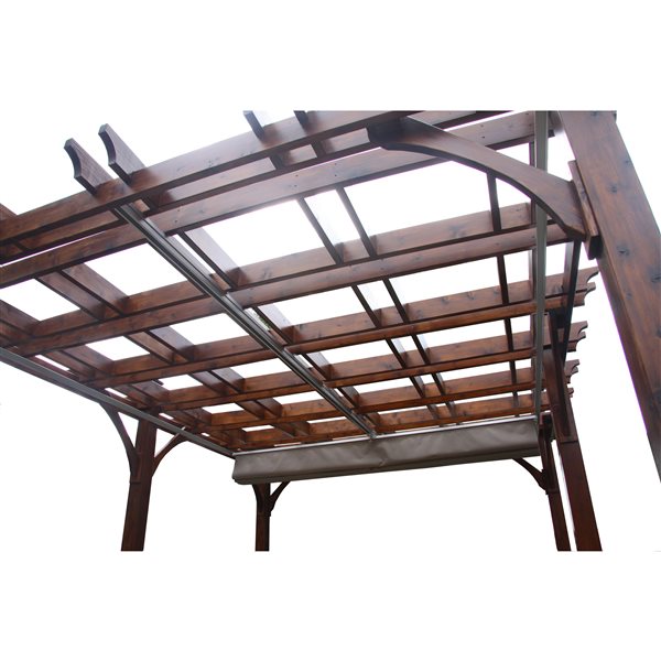 Outdoor Living Today Cedar Breeze Pergola- 12-ft x 16-ft - Beige