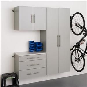 Prepac Furniture HangUps Set B 60-in 3-Piece Storage Cabinet
