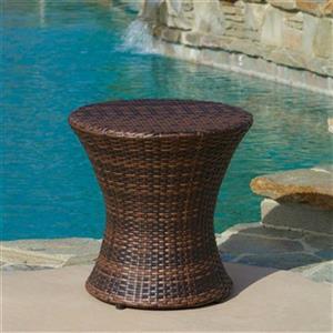 Best Selling Home Decor Adriana Outdoor Wicker Accent Table,