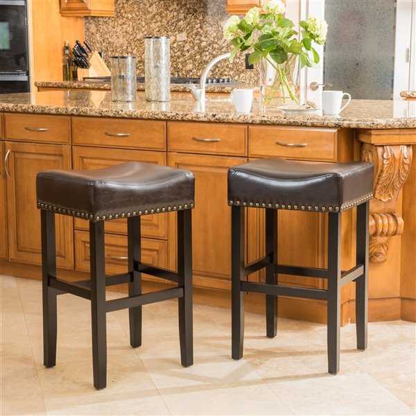 Best Ing Home Decor Louigi Brown, What Size Stool For A 35 Inch Countertop