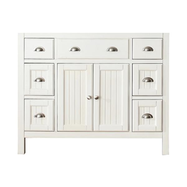 Avanity Hamilton 42in French White Bathroom Vanity HAMILTON