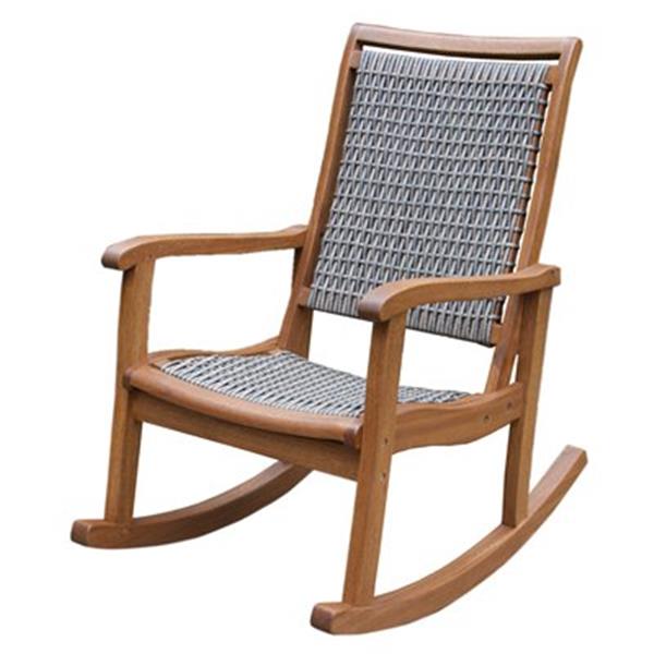 Outdoor Interiors Resin Wicker And, Resin Rocking Chairs Canada