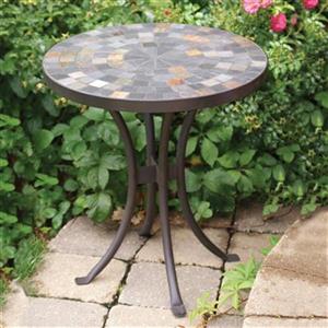Outdoor Interiors 31625 Stone and the Hardwoods 18-in Slate
