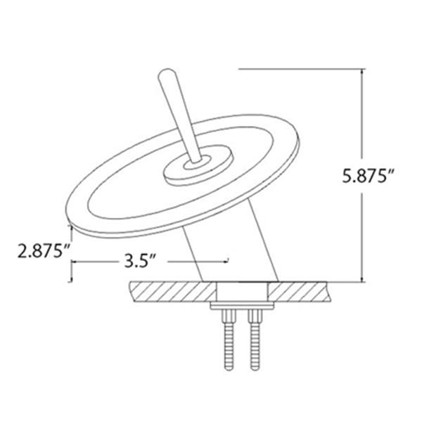 Novatto Waterfall Lav Faucet with Clear Glass-GF-002BN-C