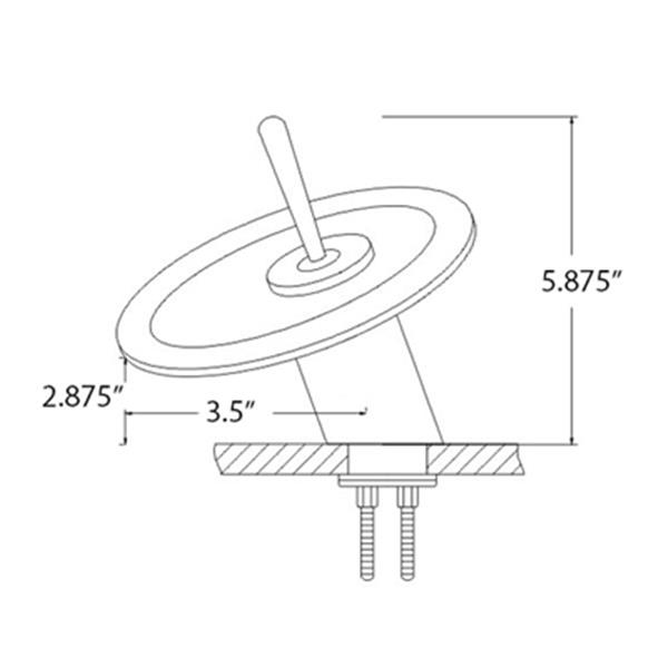 Novatto Waterfall Lav Faucet with Clear Glass-GF-002CH-C