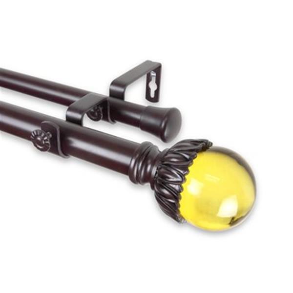 Rod Desyne Pixie Double Curtain Rod,100-13-996-D