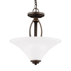 Sea Gull Lighting Metcaf Fluorescent 2 Light Conv Pendant