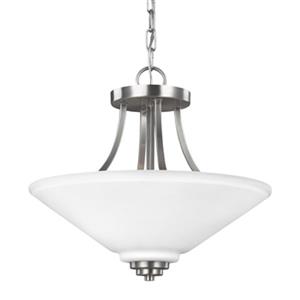 Sea Gull Lighting Parkfield 2 Light Convertible Pendant
