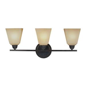 Sea Gull Lighting Parkfield Fluorescent 3 Light Bathroom