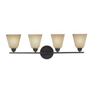 Sea Gull Lighting Parkfield Fluorescent 4 Light Bathroom