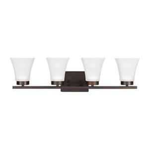 Sea Gull Lighting Bayfield Fluorescent 4 Light Bathroom