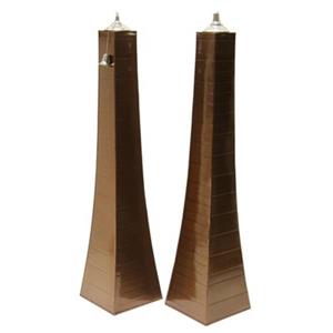 Outdoor Interiors 50300AST DecoraFlame Large Pyramid Torch (