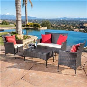 Best Selling Home Decor Mason 4-Piece Outdoor Set,296168