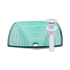 Novatto Sauna Square Vessel Sink Set,TIS-286GCH