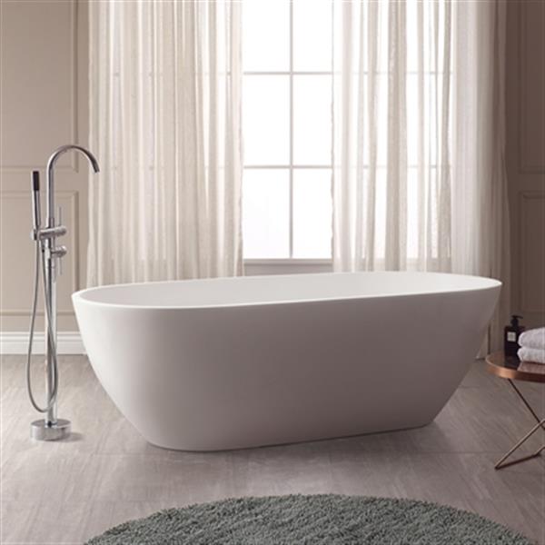 Avanity Flux Solid Surface Oval Bathtub,VBT1510-MT