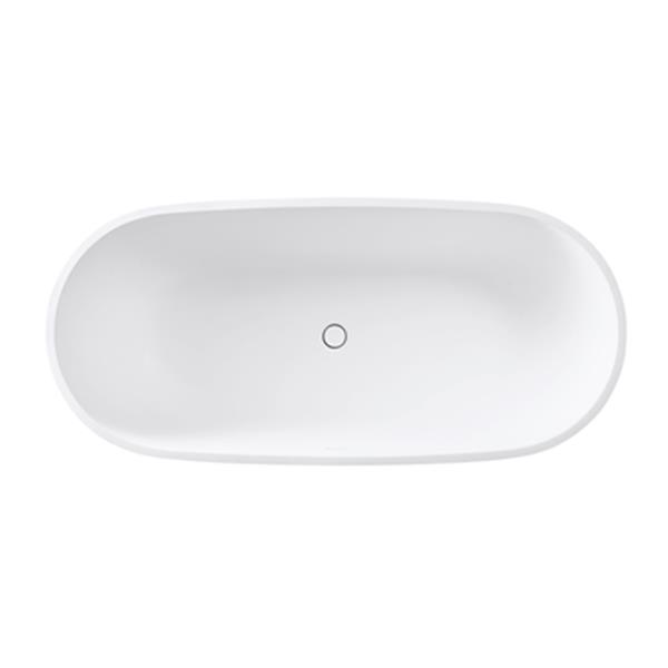 Avanity Flux Solid Surface Oval Bathtub,VBT1510-MT