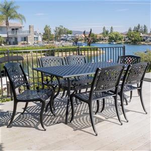 Best Selling Home Decor Cayman 7-Piece Outdoor Dining Set,29