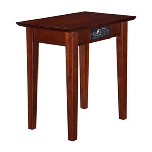Atlantic Furniture Shaker Chair Side Table with Charger,AH13