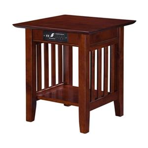 AFI Furnishings Mission End Table with Charger,AH14214