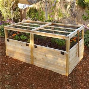 Outdoor Living Today RB63WLT 6-ft x 3-ft Raised Garden Bed w