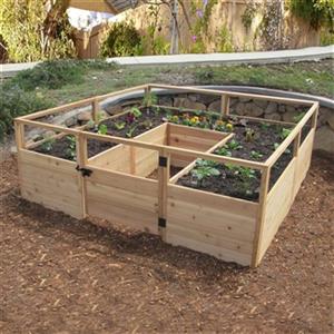 Outdoor Living Today RB88 8-ft x 8-ft Raised Garden Bed,RB88