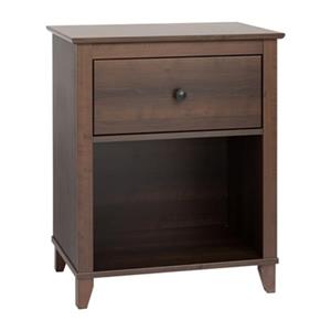 Prepac Furniture Yaletown Tall 1-Drawer Nightstand,EDNH-1201