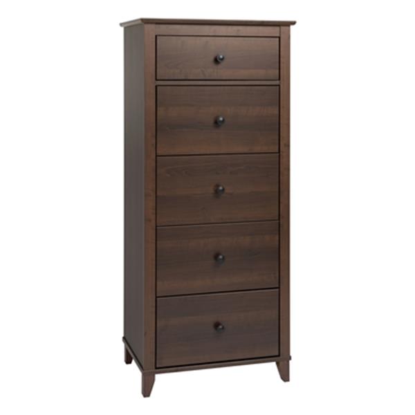 Prepac Furniture Yaletown Tall 5-Drawer Chest