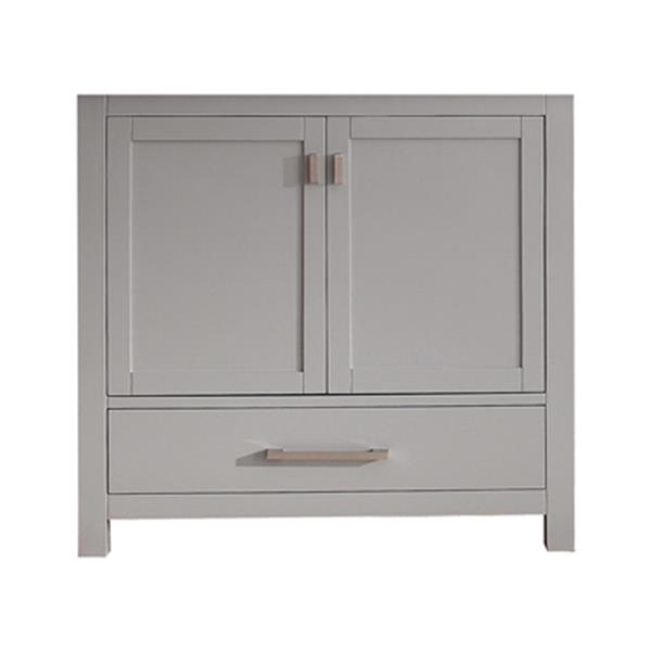 Avanity Modero 36-in Chilled Grey Bathroom Vanity Cabinet