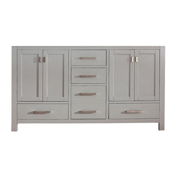 Avanity Modero 60-in Chilled Grey Bathroom Vanity Cabinet