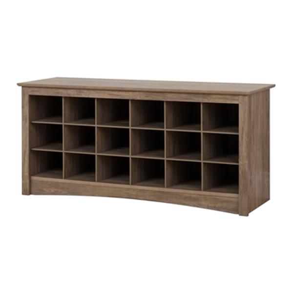 Prepac Furniture Shoe Cubby Bench-DSS-4824