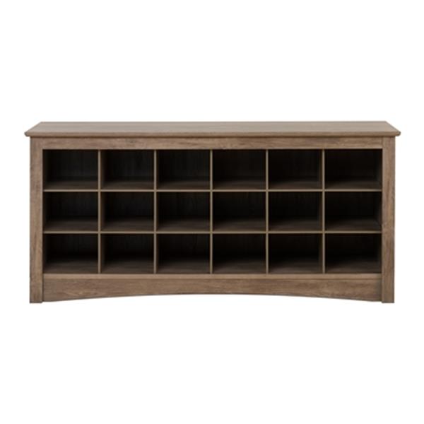 Prepac Furniture Shoe Cubby Bench-DSS-4824