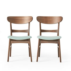 Idalia Mid-Century Modern Dining Chairs (Set of 2)