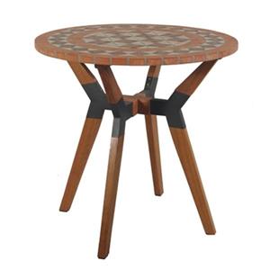 Outdoor Interiors 30355TC Stone and the Hardwoods 30-in Terr