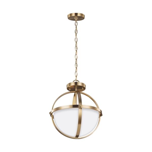 Generation Lighting Alturas 2-Light LED Semi-Flush Pendant