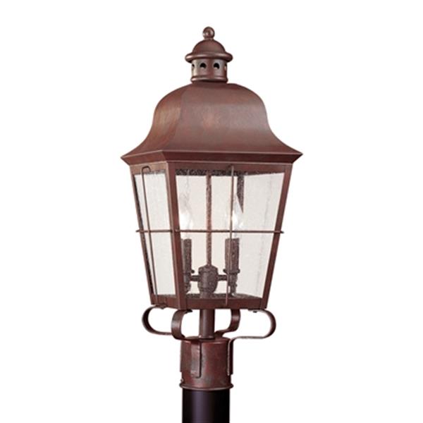 Sea Gull Lighting Chatham 2-Light LED Outdoor Post Lantern