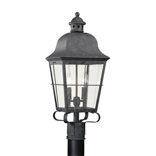 Sea Gull Lighting Chatham 2-Light LED Outdoor Post Lantern
