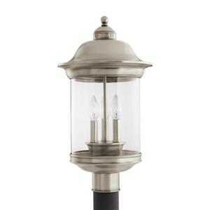 Sea Gull Lighting Hermitage 3-Light LED Outdoor Post Lantern