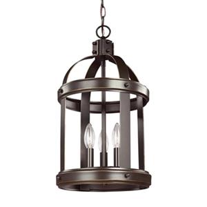 Sea Gull Lighting Lonoke 3-Light LED Hall/Foyer Pendant