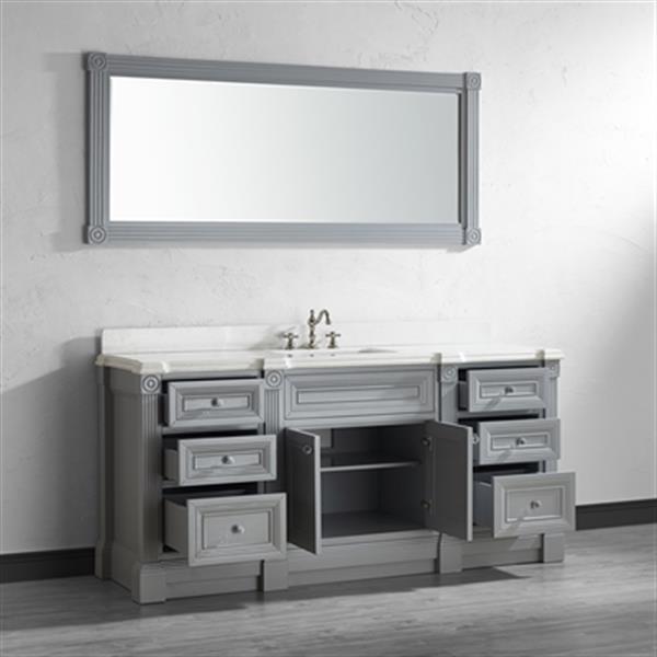 Spa Bathe Avella 72 In Bathroom Vanity, Studio Bathe Vanity Mirror
