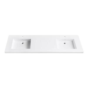 Avanity 73-in VersaStone Solid Surface Vanity Top-VUT73WT