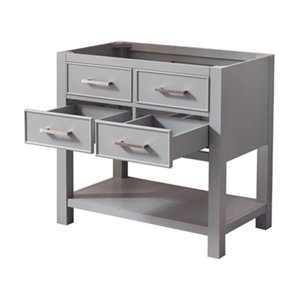 Avanity Brooks 36-in Chilled Grey Bathroom Vanity Cabinet