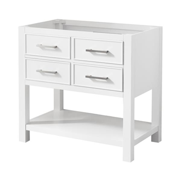 Avanity Brooks 36-in White Bathroom Vanity Cabinet