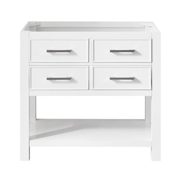 Avanity Brooks 36-in White Bathroom Vanity Cabinet