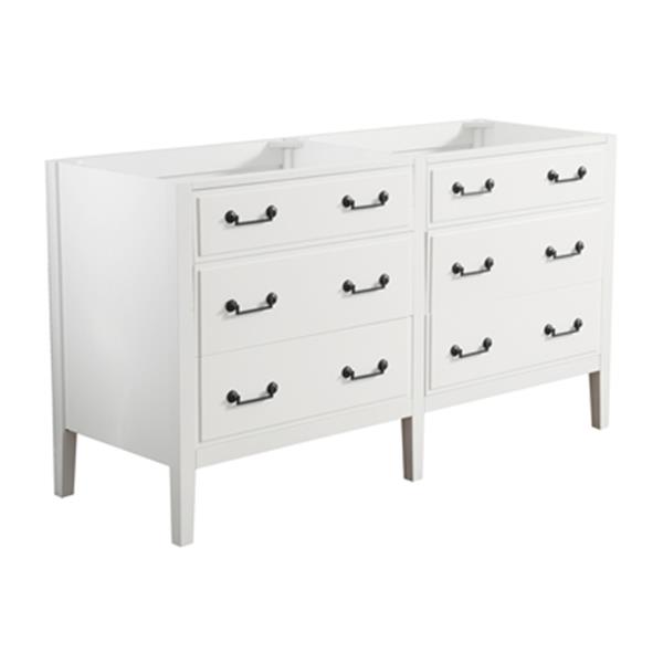 Avanity Delano 60in White Bathroom Vanity DELANOV60WT RONA